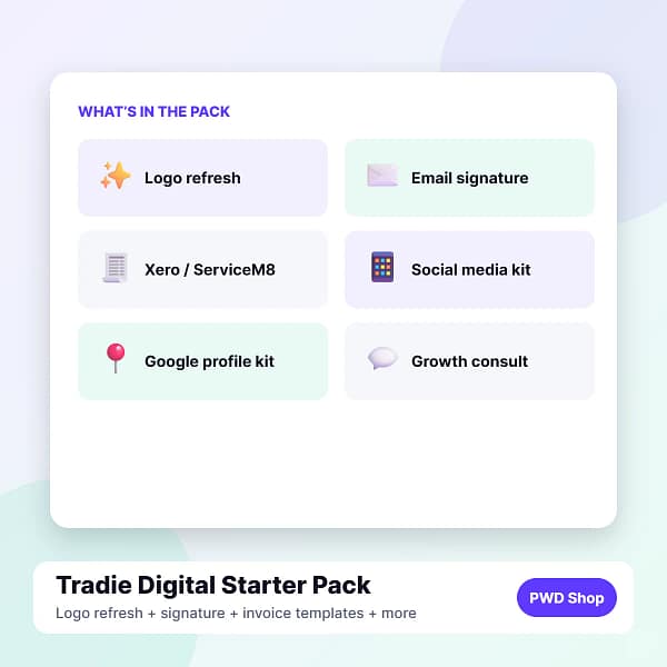 Tradie Digital Starter Pack